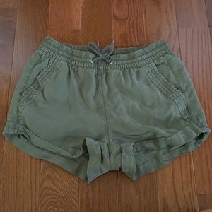 Green Cargo Shorts